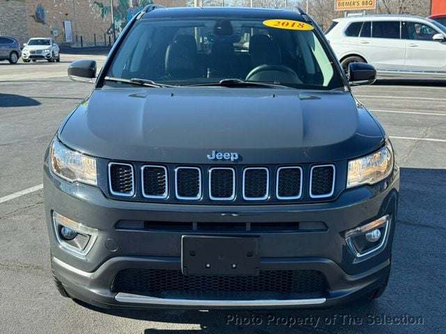 2018 Jeep Compass LIMITED 4X4 W/ BLIND SPOT, PARKING SENSORS & PANO ROOF - 22971248 - 4