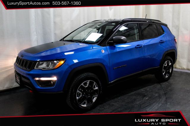 18 Used Jeep Compass Trailhawk 4x4 Off Road Pkg Premium Sound Best Color Combo At Luxury Sport Marine Serving Tigard Or Iid