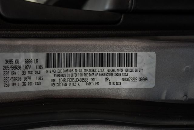 2018 Jeep Grand Cherokee High Altitude 4x4 - 23045892 - 38
