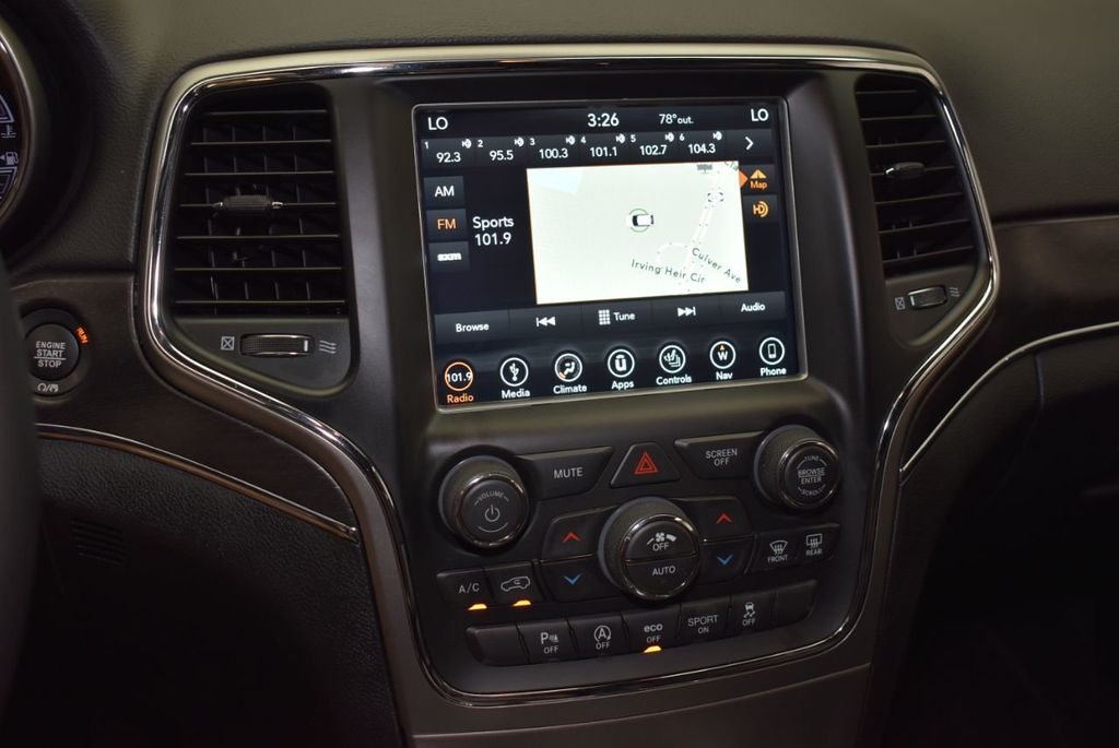 2018 jeep grand cherokee navigation system