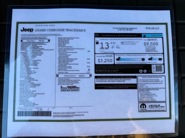 2018 Jeep Grand Cherokee Trackhawk 4x4 - 22919015 - 47