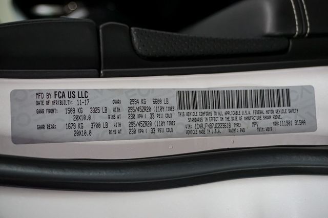 2018 Jeep Grand Cherokee *Trackhawk* *Supercharged* *All Stock* *No Mods* - 22900564 - 16