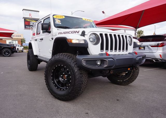 2018 Jeep Wrangler LIFTED,RUBICON, 4X4, PREMIUM WHEELS, NAVIGATION, BACKUP CAMERA - 22964603 - 1