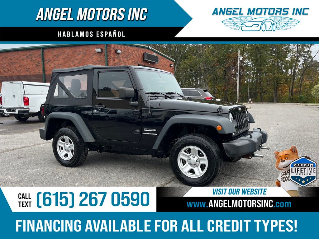 2018 Jeep Wrangler JK Sport 4x4 - 22662233 - 0