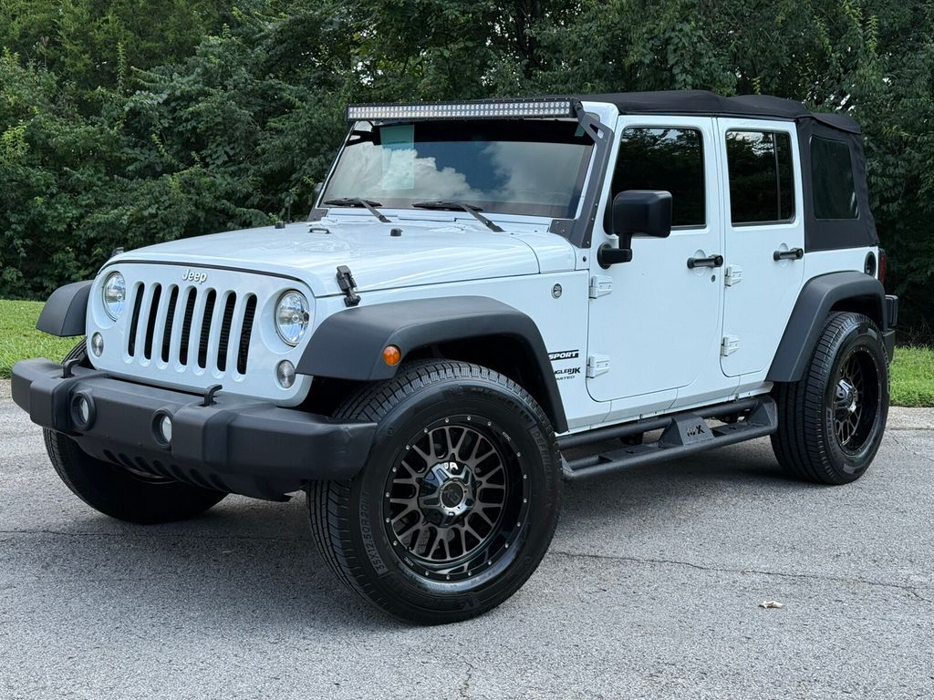 2018 Jeep Wrangler JK Unlimited Local Trade/Sport S Pkg/Remote Keyless Entry/Leather Seats/4X4 - 23061715 - 0
