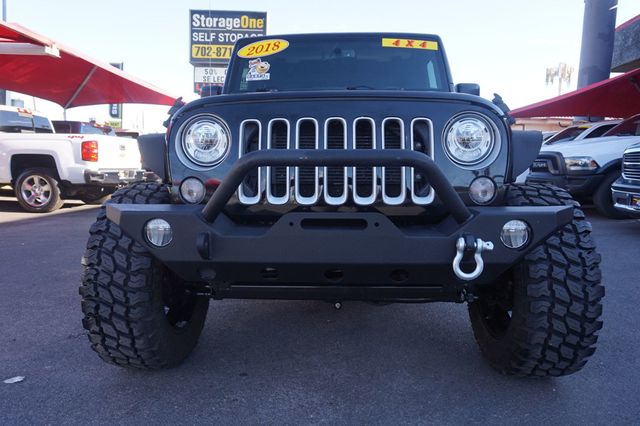 2018 Jeep Wrangler JK Unlimited SAHARA, 4X4, PREMIUM WHEELS, ALL TERRAIN TIRES, HARD TOP - 23021784 - 9