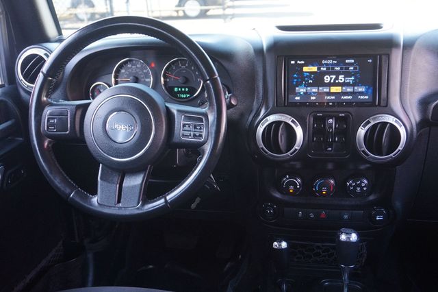 2018 Jeep Wrangler JK Unlimited SAHARA, 4X4, PREMIUM WHEELS, ALL TERRAIN TIRES, HARD TOP - 23021784 - 35