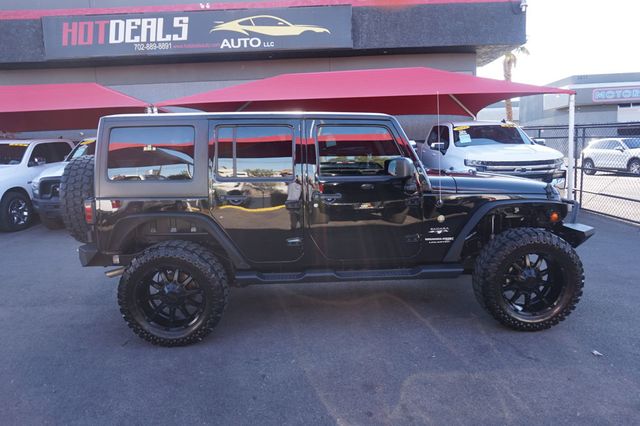 2018 Jeep Wrangler JK Unlimited SAHARA, 4X4, PREMIUM WHEELS, ALL TERRAIN TIRES, HARD TOP - 23021784 - 4