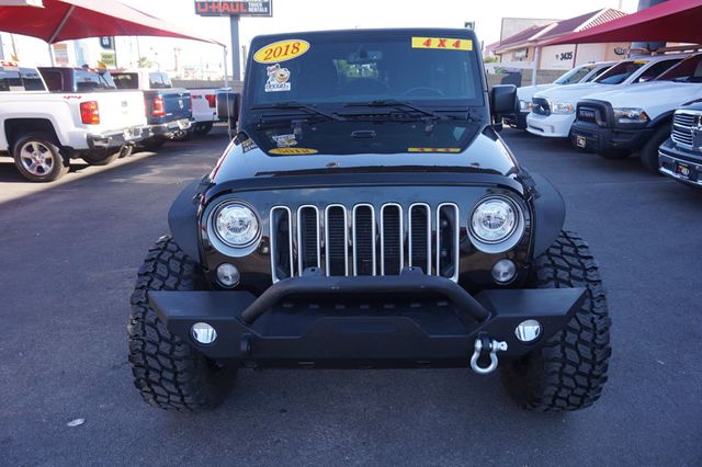 2018 Jeep Wrangler JK Unlimited SAHARA, 4X4, PREMIUM WHEELS, ALL TERRAIN TIRES, HARD TOP - 23021784 - 8