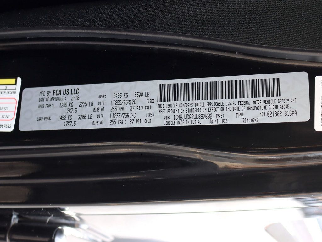 2018 Jeep Wrangler JK Unlimited Willys Wheeler W 4x4 - 22982753 - 32