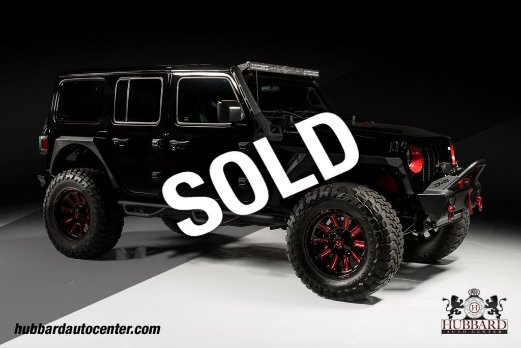 2018 Used Jeep Wrangler Unlimited Fully Custom Jl At Hubbard Auto Center Serving Scottsdale Az Iid 20647132