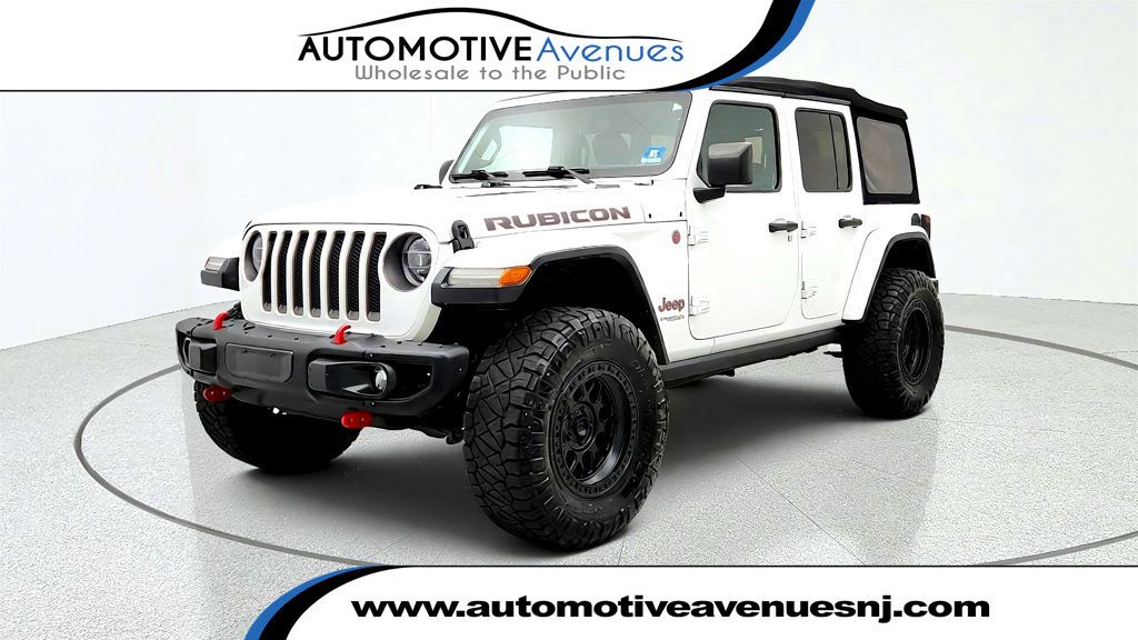 2018 Jeep Wrangler Unlimited Rubicon 4x4 w/ 8-Speed Automatic, Leather Seats & Steel Bumpers - 23079190 | Video 1