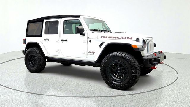 2018 Jeep Wrangler Unlimited Rubicon 4x4 w/ 8-Speed Automatic, Leather Seats & Steel Bumpers - 23079190 - 2