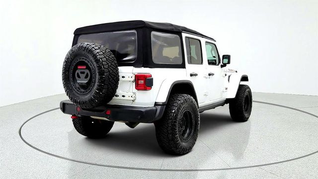 2018 Jeep Wrangler Unlimited Rubicon 4x4 w/ 8-Speed Automatic, Leather Seats & Steel Bumpers - 23079190 - 4