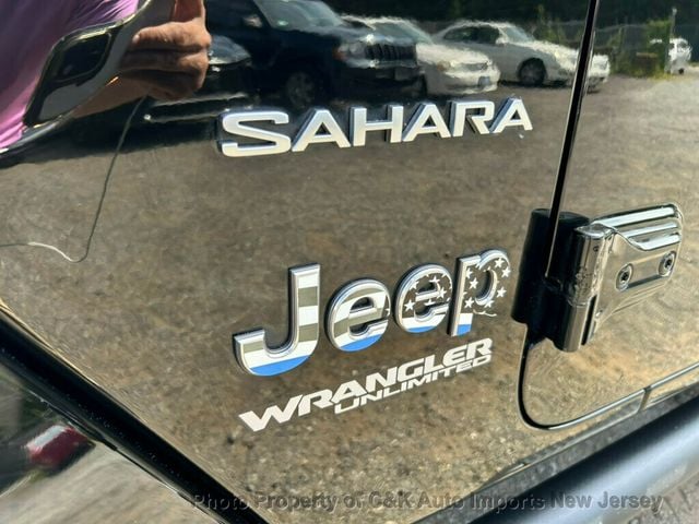 2018 Jeep Wrangler Unlimited SAHARA 4X4,LEATHER,UCONNECT NAV,COLD WEATHER PKG, - 22915568 - 18