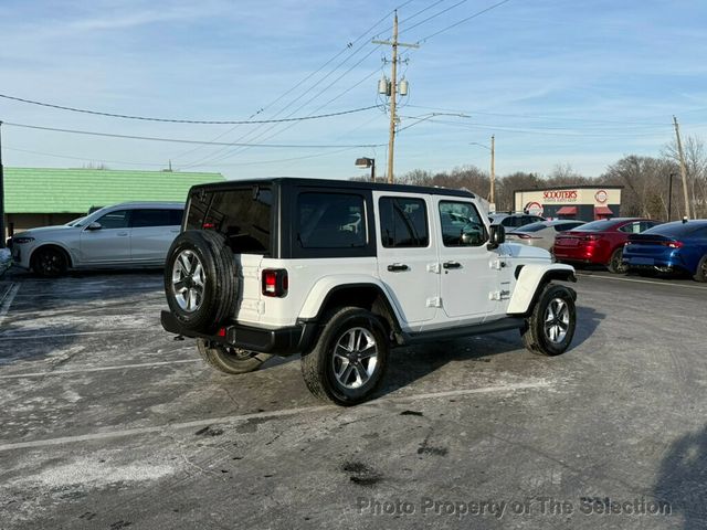 2018 Jeep Wrangler Unlimited SAHARA 4X4 W/ 3-PEICE HARD TOP - 22973887 - 11