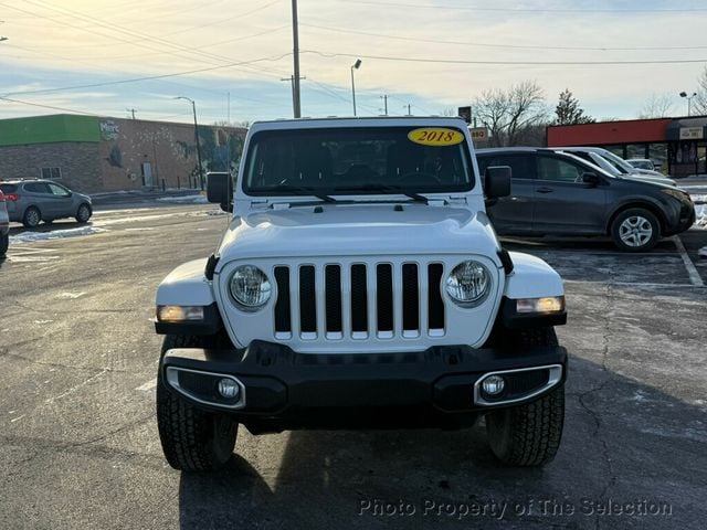2018 Jeep Wrangler Unlimited SAHARA 4X4 W/ 3-PEICE HARD TOP - 22973887 - 2