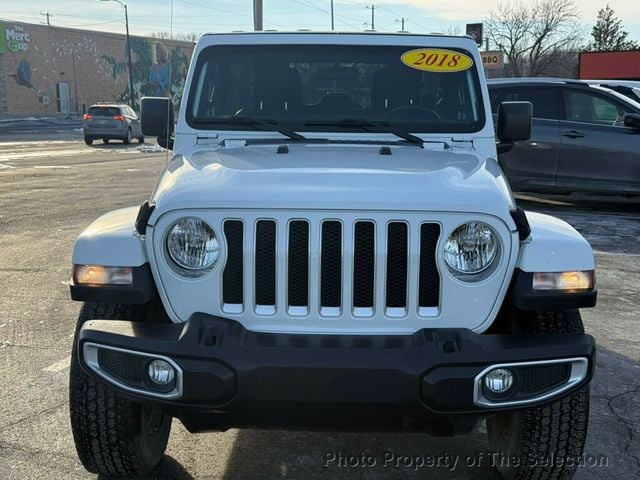 2018 Jeep Wrangler Unlimited SAHARA 4X4 W/ 3-PEICE HARD TOP - 22973887 - 3