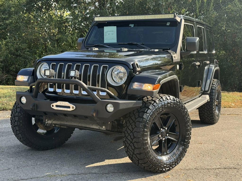 2018 Jeep Wrangler Unlimited Sahara Pkg/LeatherSeats/3" Fox Lift/XRC Front Bumper/Rear Camera - 23074407 - 1