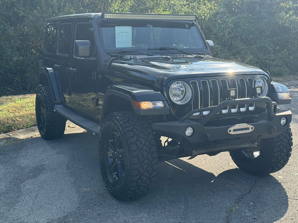2018 Jeep Wrangler Unlimited Sahara Pkg/LeatherSeats/3" Fox Lift/XRC Front Bumper/Rear Camera - 23074407 - 7