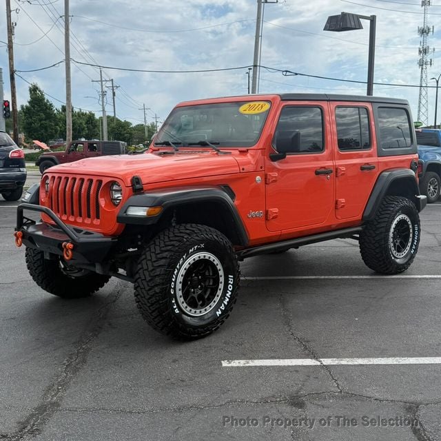 2018 Jeep Wrangler Unlimited SPORT 4X4 W/BLACK FREEDOM 3-PIECE HARDTOP PANEL - 23019748 - 6