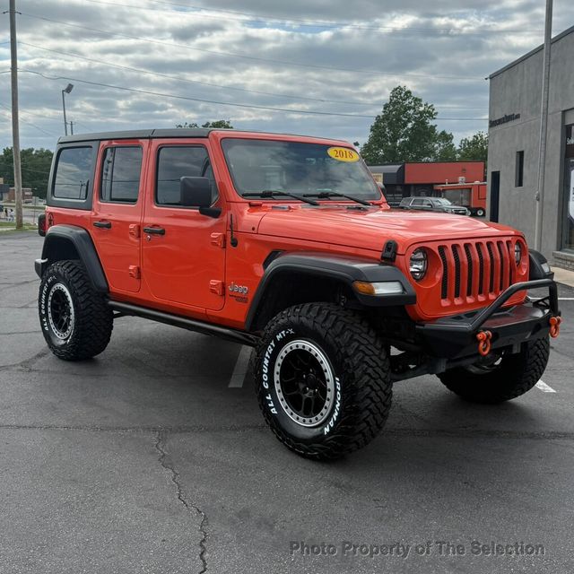 2018 Jeep Wrangler Unlimited SPORT 4X4 W/BLACK FREEDOM TOP 3-PIECE HARDTOP PANEL - 23019748 - 1