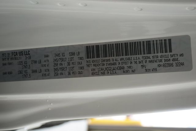 2018 Jeep Wrangler Unlimited Sport S 4x4 - 22922292 - 27