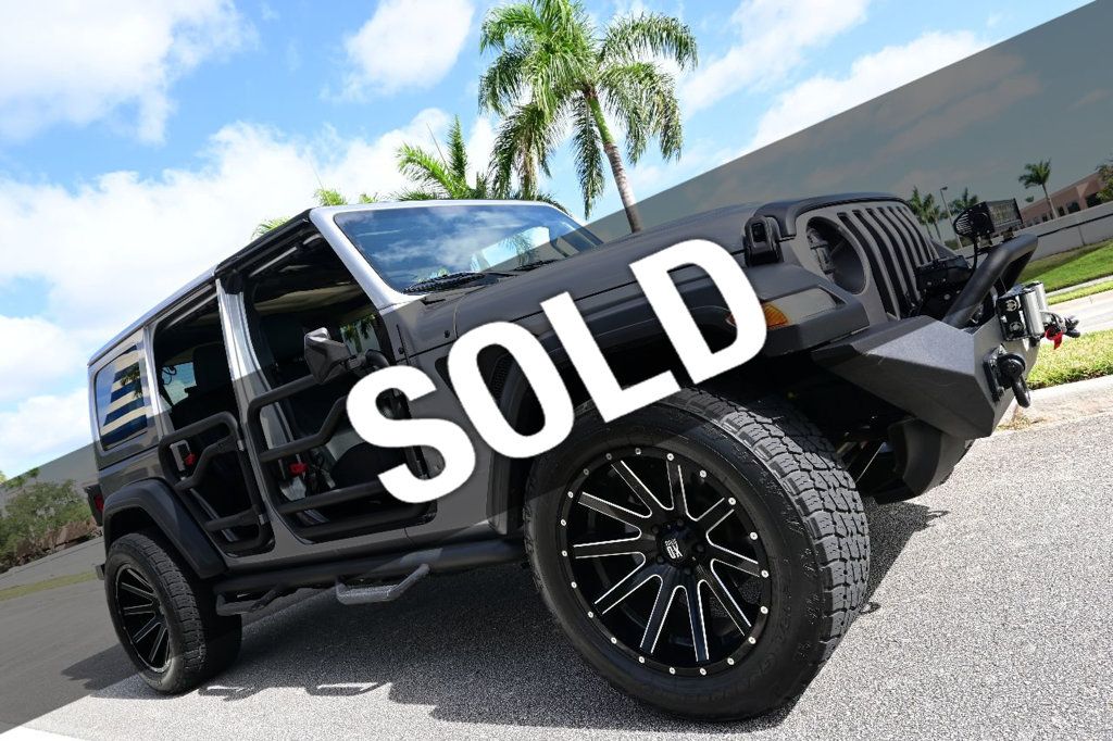 2018 Used Jeep Wrangler UnlimitedJL Wrangler Unlimited JL at Peterson  Motorcars Serving West Palm Beach, FL, IID 21390888