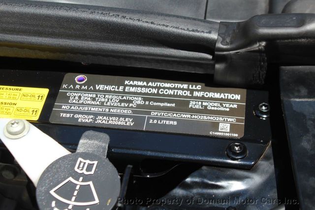 2018 Karma Revero CA/FL OWNERSHIP, 23,145 ORIGINAL LOW MILES  - 22047618 - 18