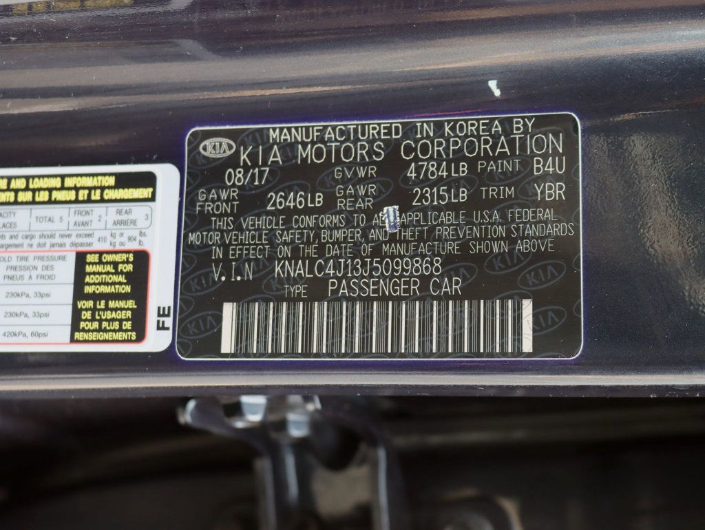 2018 Kia Cadenza Limited Sedan - 22982772 - 39