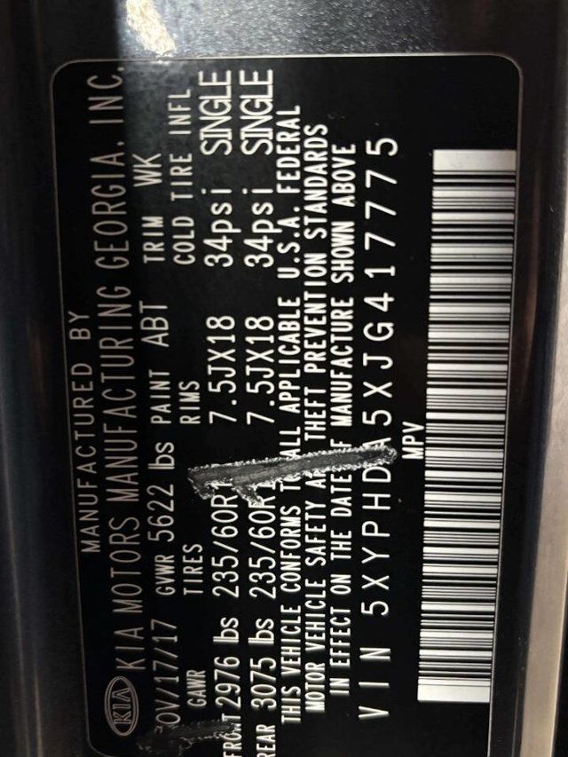 2018 Kia Sorento EX V6 AWD - 23012141 - 36