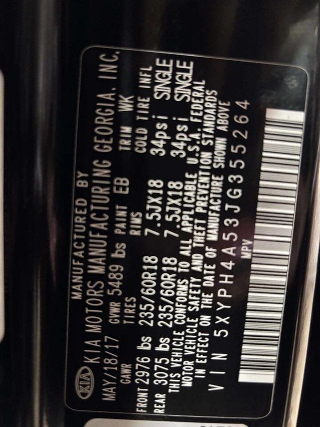 2018 Kia Sorento EX V6 FWD - 23016155 - 40