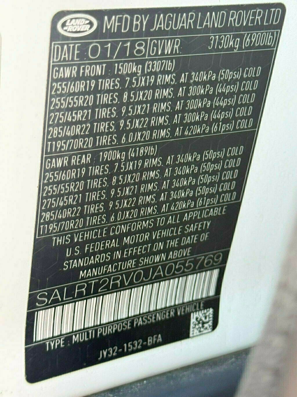 2018 Land Rover Discovery HSE Luxury V6 Supercharged - 23012910 - 50