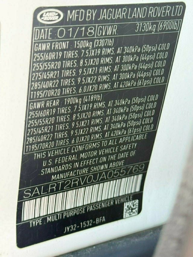 2018 Land Rover Discovery HSE Luxury V6 Supercharged - 23012910 - 50