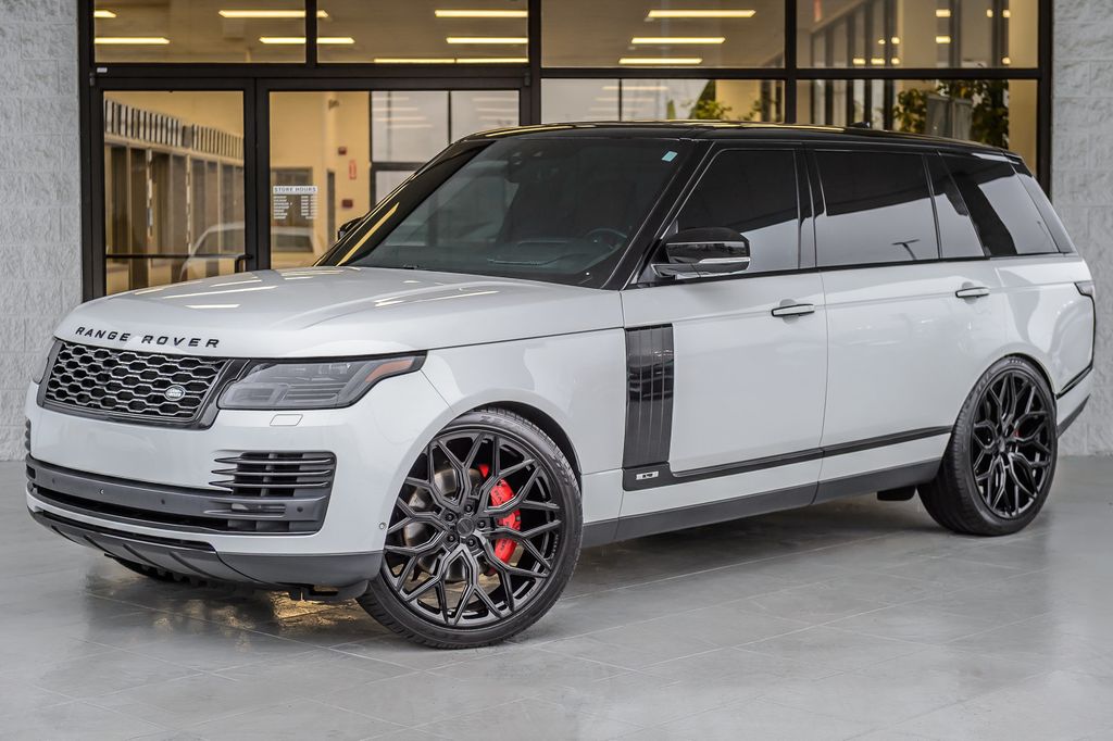 2018 Land Rover Range Rover AUTOBIOGRAPHY - LONG WHEEL BASE - SUPERCHARGED - RED LEATHER  - 22959508 - 1