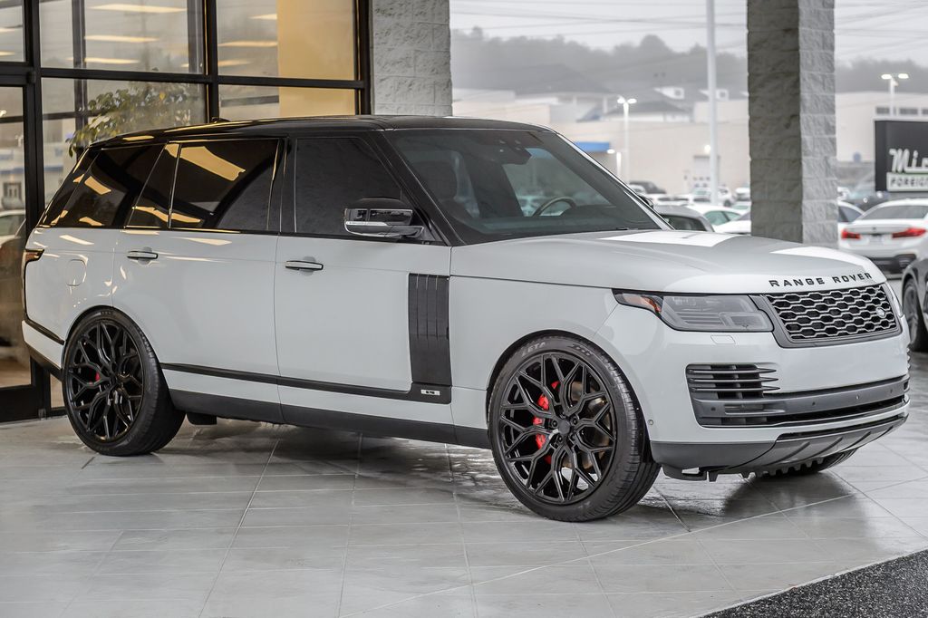 2018 Land Rover Range Rover AUTOBIOGRAPHY - LONG WHEEL BASE - SUPERCHARGED - RED LEATHER  - 22959508 - 3