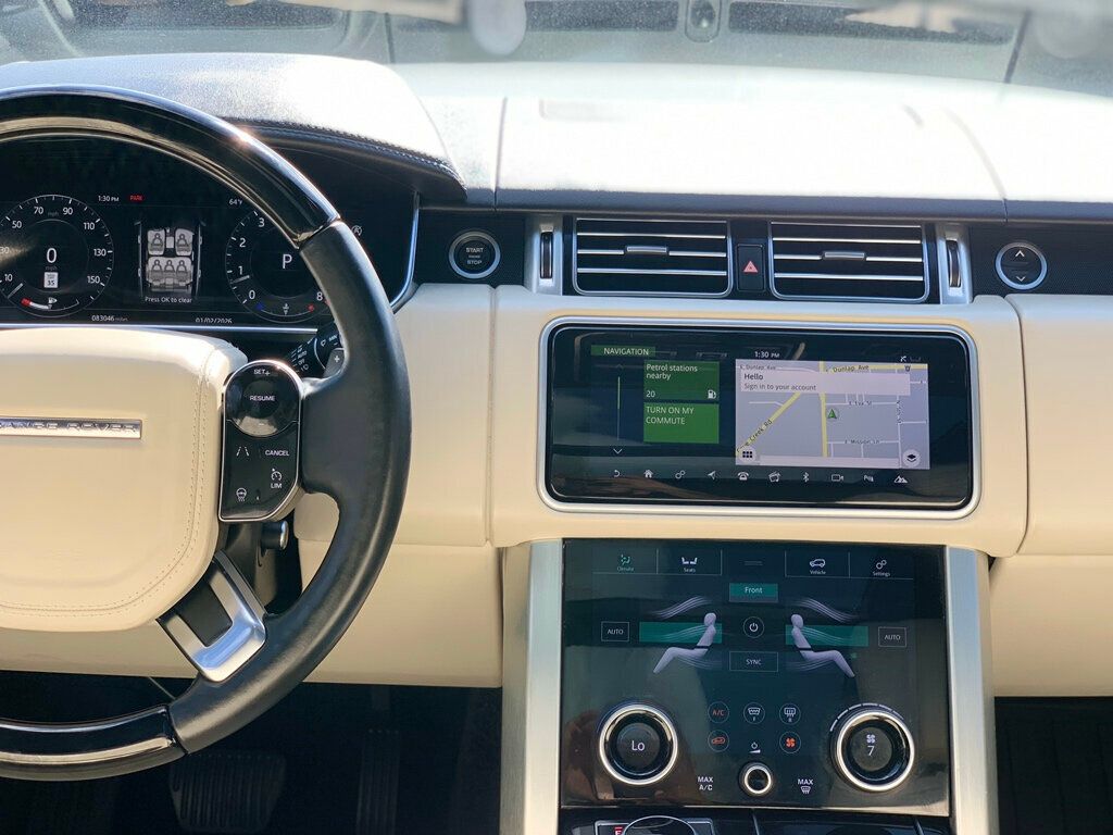 2018 Land Rover Range Rover V6 Supercharged HSE SWB w/Heads-up display  - 22966293 - 33