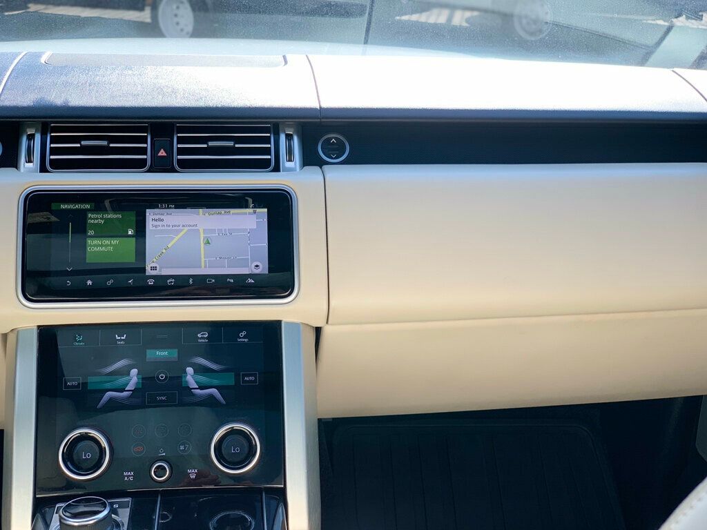 2018 Land Rover Range Rover V6 Supercharged HSE SWB w/Heads-up display  - 22966293 - 34
