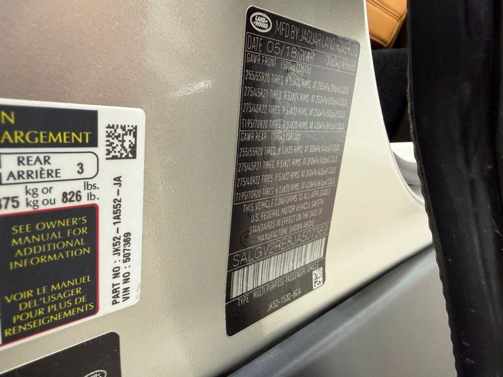 2018 Land Rover Range Rover V8 Supercharged Autobiography SWB - 22988168 - 10