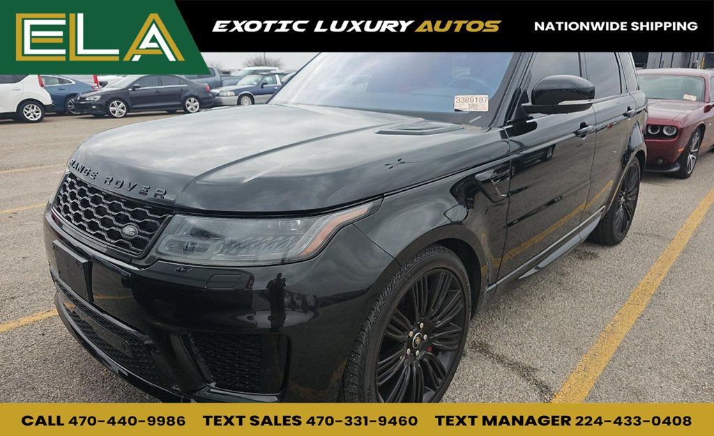 2018 Land Rover Range Rover Sport HSE DYNAMIC! RED GUTS!  Ebony Morzine Headlining! - 22971448 - 0