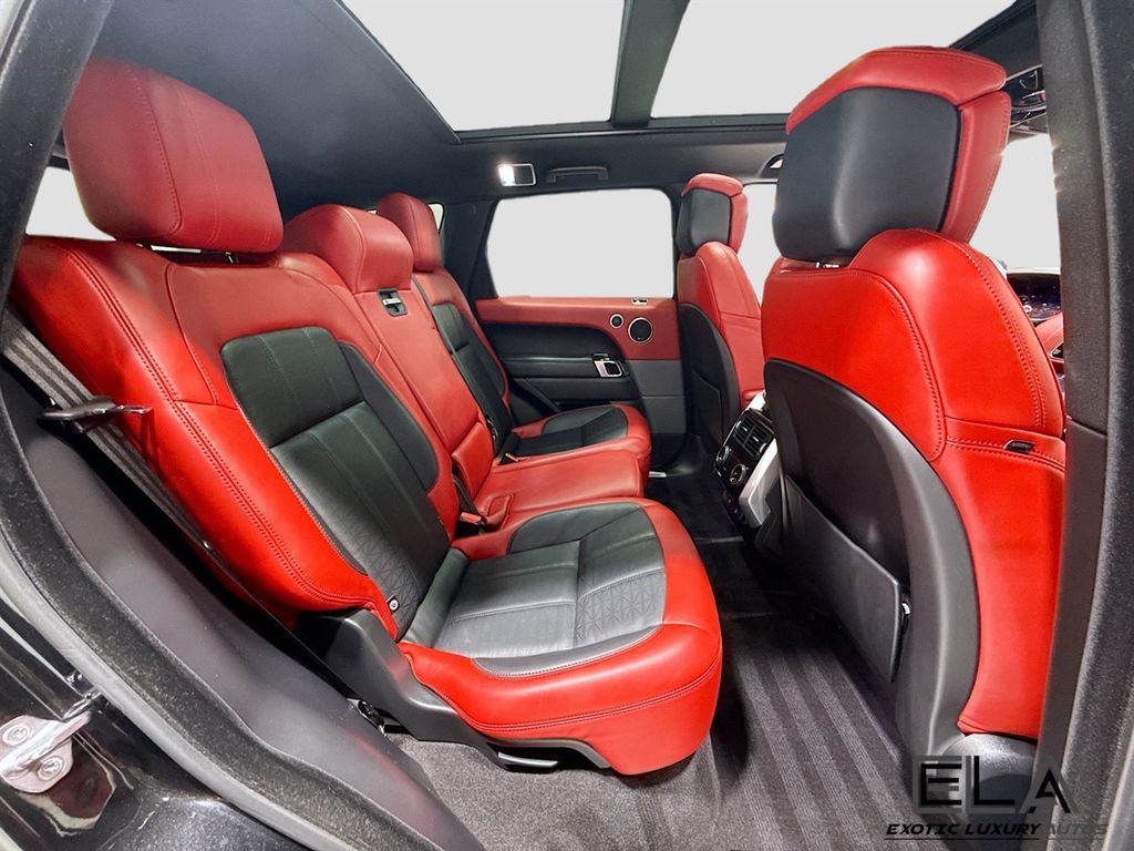 2018 Land Rover Range Rover Sport HSE DYNAMIC! RED GUTS!  Ebony Morzine Headlining! - 22971448 - 34