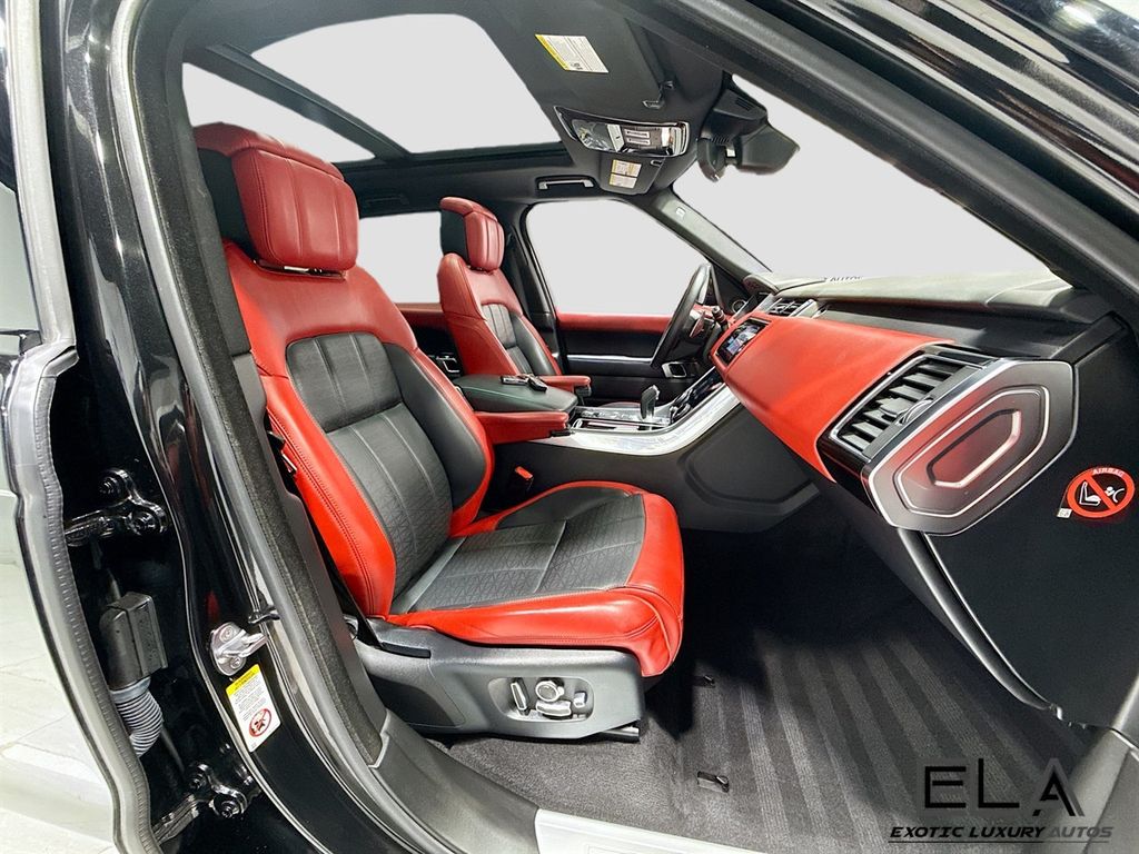 2018 Land Rover Range Rover Sport HSE DYNAMIC! RED GUTS!  Ebony Morzine Headlining! - 22971448 - 35