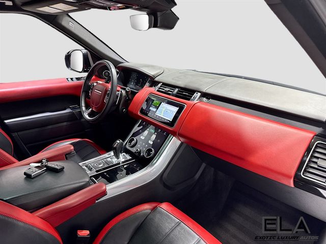 2018 Land Rover Range Rover Sport HSE DYNAMIC! RED GUTS!  Ebony Morzine Headlining! - 22971448 - 36