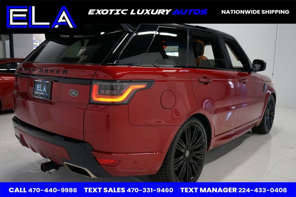 2018 Land Rover Range Rover Sport HSE DYNAMIC SUPERCHARGED RARE INTERIOR NONE LIKE THIS FOR SALE  - 22486482 - 10