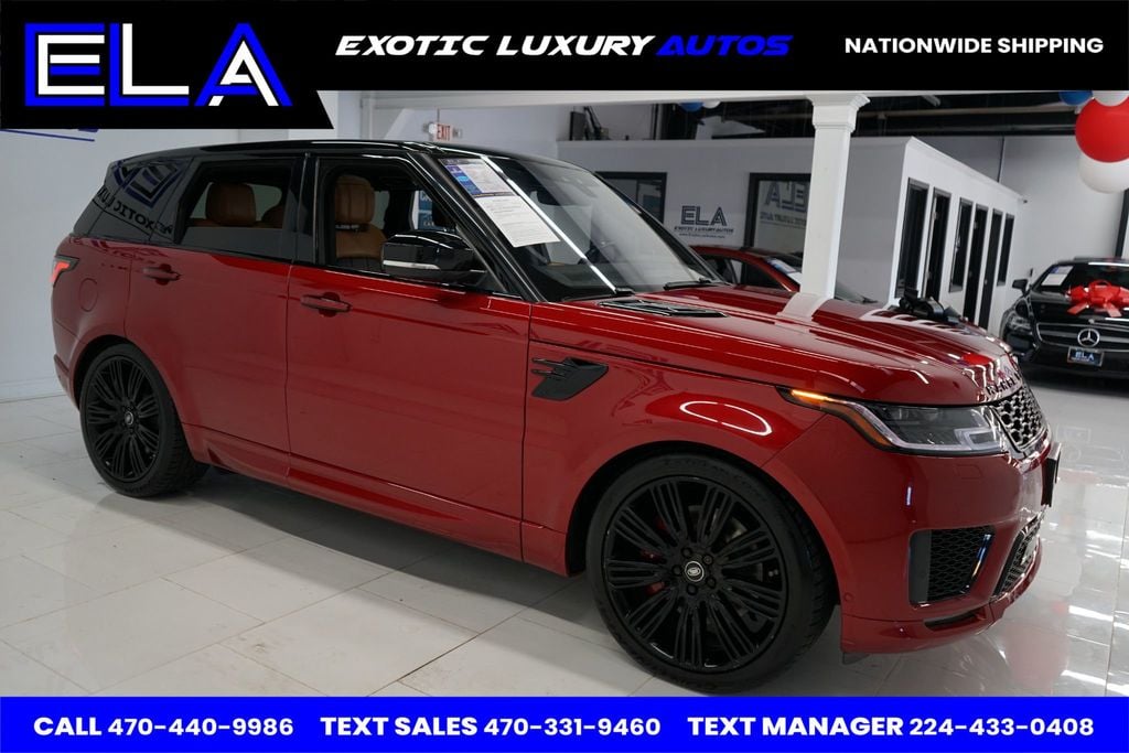 2018 Land Rover Range Rover Sport HSE DYNAMIC SUPERCHARGED RARE INTERIOR NONE LIKE THIS FOR SALE  - 22486482 - 13