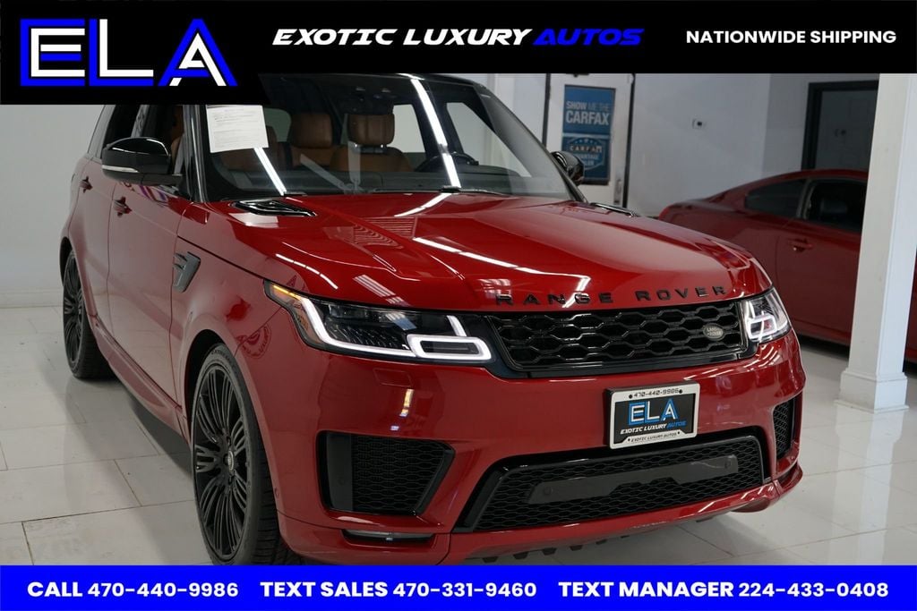 2018 Land Rover Range Rover Sport HSE DYNAMIC SUPERCHARGED RARE INTERIOR NONE LIKE THIS FOR SALE  - 22486482 - 15
