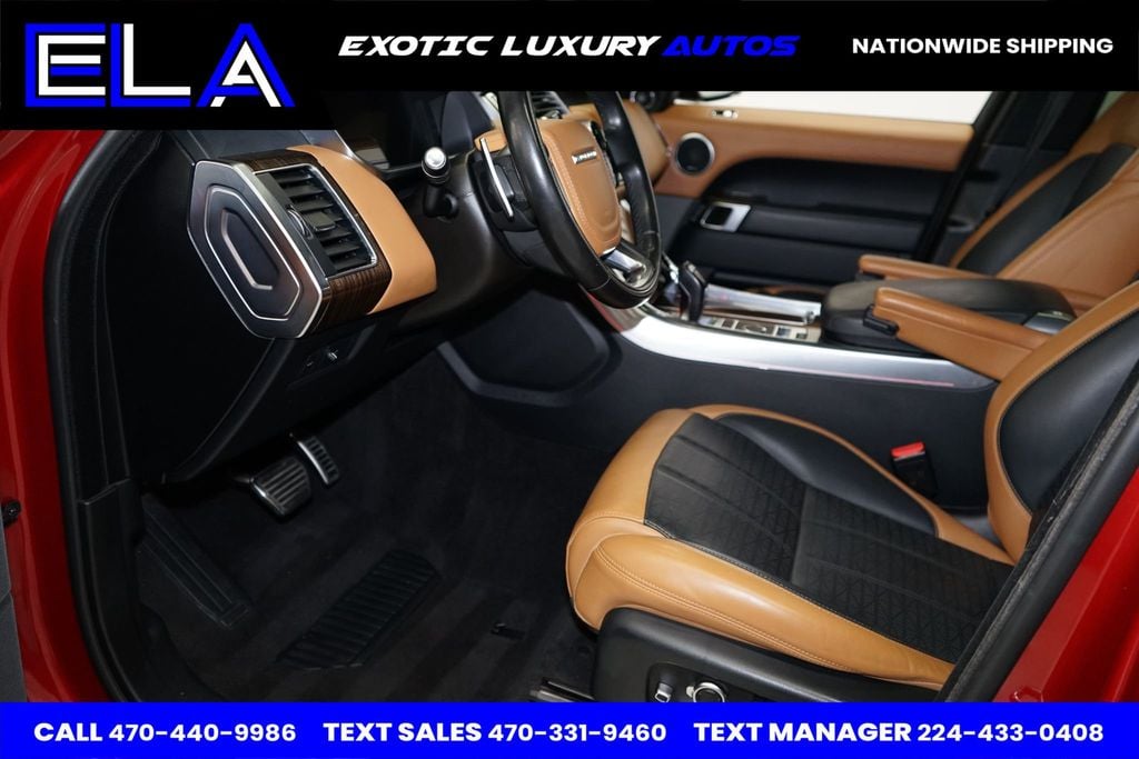2018 Land Rover Range Rover Sport HSE DYNAMIC SUPERCHARGED RARE INTERIOR NONE LIKE THIS FOR SALE  - 22486482 - 19