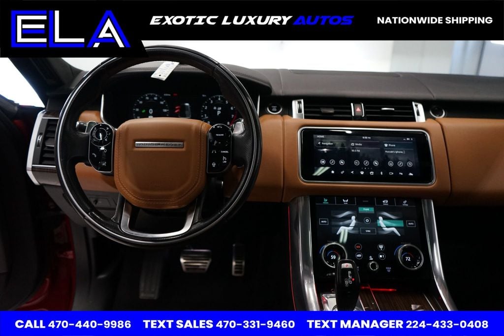 2018 Land Rover Range Rover Sport HSE DYNAMIC SUPERCHARGED RARE INTERIOR NONE LIKE THIS FOR SALE  - 22486482 - 27