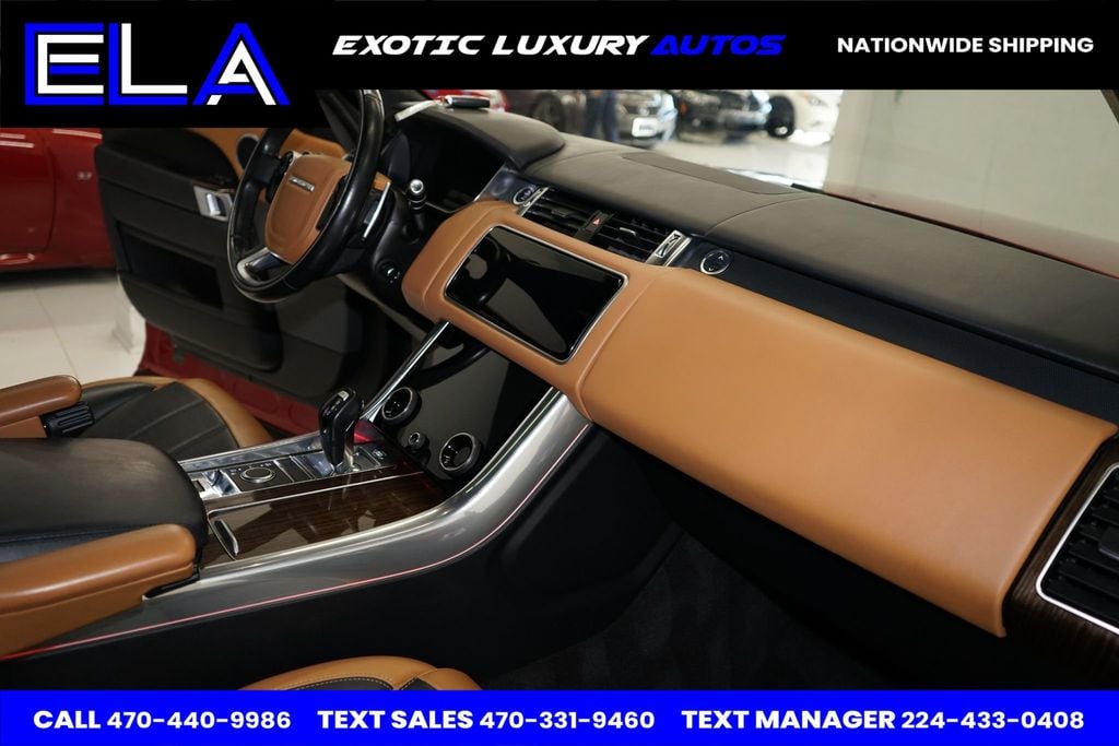 2018 Land Rover Range Rover Sport HSE DYNAMIC SUPERCHARGED RARE INTERIOR NONE LIKE THIS FOR SALE  - 22486482 - 36
