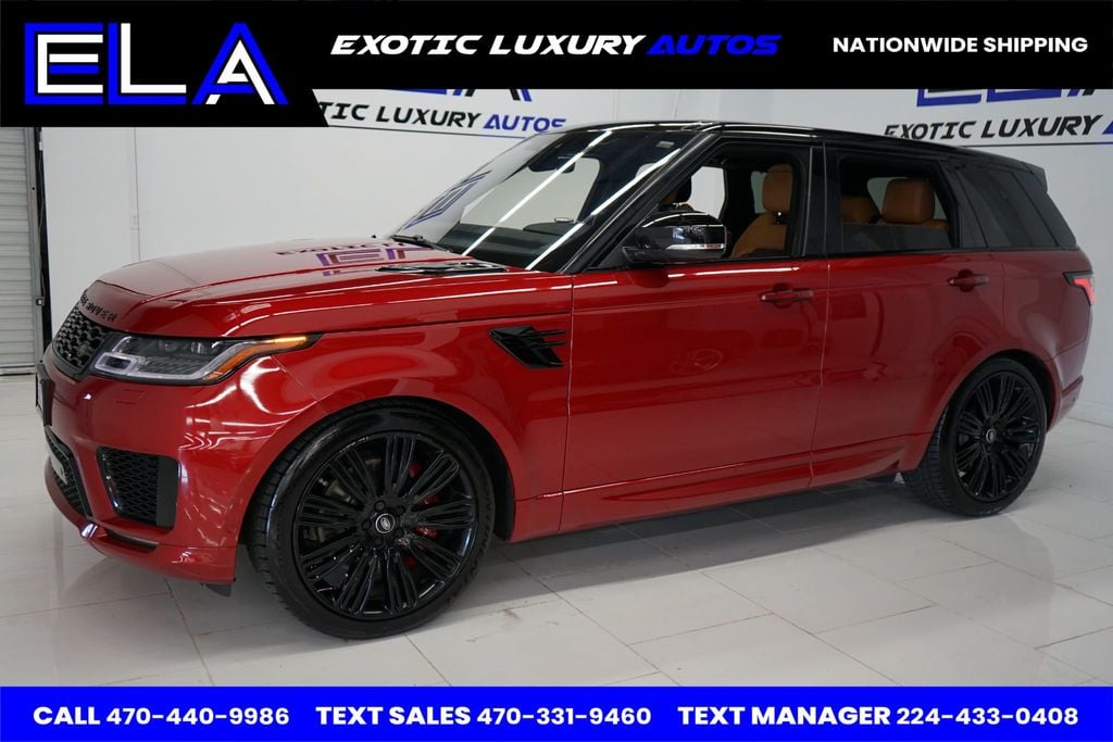 2018 Land Rover Range Rover Sport HSE DYNAMIC SUPERCHARGED RARE INTERIOR NONE LIKE THIS FOR SALE  - 22486482 - 3
